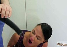 Doctor Binds Teen With Giant Tits