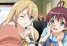 Petite Cute Teens See a Cock First Time in Hentai Subtitled