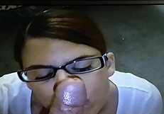 world class blowjob with cock worship and cum on face