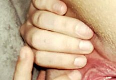 Stretching Fat Pussy Wide Open Under Covers For Perfect Clit Position To Bust Nut – Feels So Good!