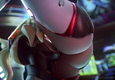 D Va, Mercy, And Widowmaker Dive Into A Wild Lesbian Deflowering Scene