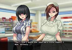 Animated hospital orgy with busty nurses, the strange and sexy