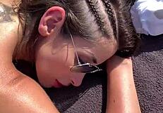 Hot French Brunette Fucked By Big Black Cock