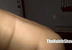 White Milf Shows Phat Booty in Hood