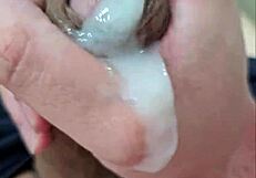 Homemade Bisexual Guy Cums Multiple Times in Solo Session