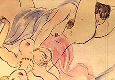 vintage erotic drawings from a classic retro collection of art