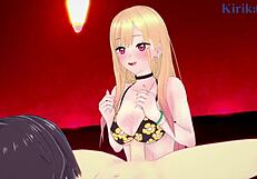 marin kitagawa and sajuna inui juju intense sex - my dress-up darling hentai