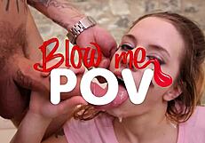 three teens learn blowjobs in class pov