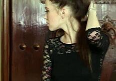 Massage Babe Deepthroating Hard Cock During Oiled Voyeur Session