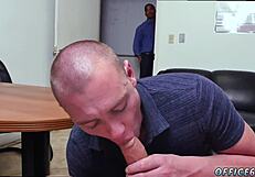 Loud straight blowjob on gay pantsless friday 😏