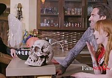 Why cheat with stepdaughter on Halloween night, huh?