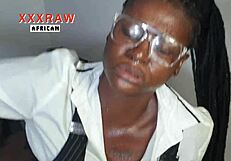 Teacher bends over and fucks new student with big black cock