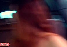 Jeny Smith caught naked in a car twice during public erotic display