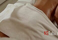 Slippery oiled massage turns into sloppy fucking