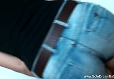 look at this perfect israeli milf masturbating with toys