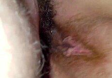 My fat redhead wife squirting during hardcore