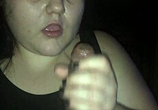 new meet expertly sucks and jerks a big interracial cock for a cumshot