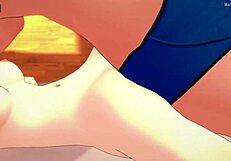 anya craves big cock between her tits but ends up getting fucked in hentai