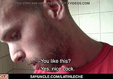 Latinleche’s Latino sexy renovator gives you more gay blowjob