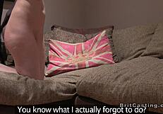 Tied Up Blonde Gets Anal Pounded Hard During Intense British Office Casting Session