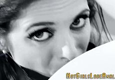 Redhead lesbian intensely toys ass