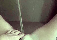 Camilla Moon, queen of golden shower, teases with yoga moves in close-up action