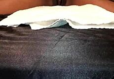 Tied Down Ebony Squirting on Monster Black Cock