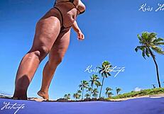 what would you think seeing me in a micro bikini on the beach