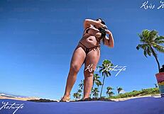 what would you think seeing me in a micro bikini on the beach