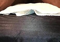 Tied Down Ebony Squirting on Monster Black Cock