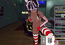 Athena airis' seductive Chaturbate show: A 3D VR experience