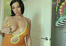 mona azar seeks attention in video