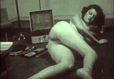 retro mommy erotic confessions with hairy pussy in victorian home