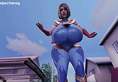 Supergirl Saves From No Nut November With Anal Creampie In Hentai