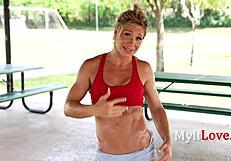 Fitness MILF Turns Sex Into Yoga Workout.