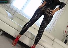 alyssia kent goes solo, brightening your day with brunette masturbation