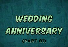 Wow, she's cheating on her husband during their wedding anniversary cartoon!