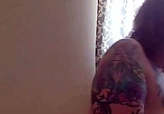 Lotion Titties With Mature Boobs