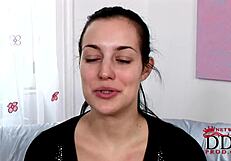 carmen croft flawless babe shows everything in casting interview