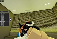 Cute robloxian witch gets banged