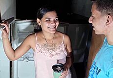 Late night, he buys fridge but fucks my ass