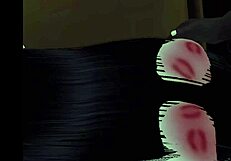 goth slut never had monster bbc in tight hairless hole before