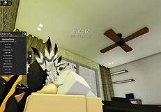 Cute robloxian witch gets banged