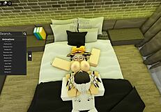 Cute robloxian witch gets banged