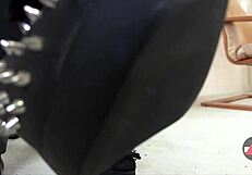 Sexy Shoe Dangle with Pantyhose in Close-Up