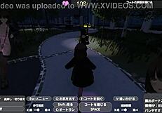 Sereka Exposes Herself Under Naked Coat Without Being Noticed