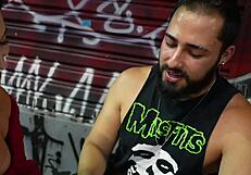 I met an athletic brunette slut on Tinder at the pagode, then took her to my apartment for intense doggystyle sex in lingerie.