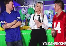 Lindsey Lakes and friends party game on a cam Free Use
