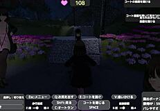 Sereka Exposes Herself Under Naked Coat Without Being Noticed