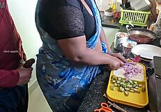 Flashing Hard Cock and Masturbating Boldly in Front of Tamil Maid Kanika